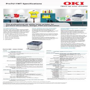 پرینتر لیزری OKI مدل Pro7411WT سایز A4